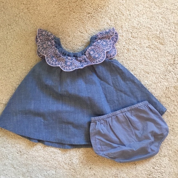 THE Children’s Place 2pc Dress & Diaper Cover. P/A1049/2 - Picture 3 of 6